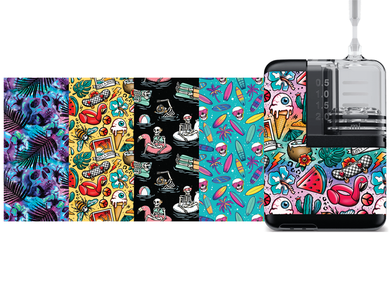 Mobi Insulin Pump Decals (5-Pack) Alt Summer