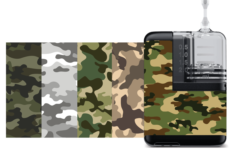 Mobi Insulin Pump Decals (5-Pack) Camo