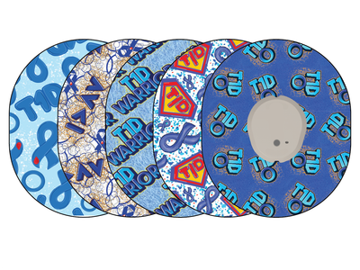 Glucomart Premium Dexcom G7 Adhesive Patches Type 1 Diabetes Dexcom Patch 5-Pack