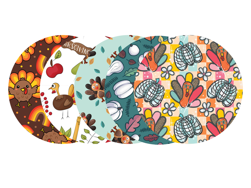 Glucomart Premium Dexcom G7 OverPatches Thanksgiving Dexcom Patch 5-Pack