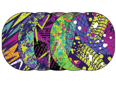 Glucomart Universal CGM Adhesive Patches for Dexcom G6, Dexcom G7, Stelo, Guardian &amp; Libre Sensors Abstract (5-Pack)