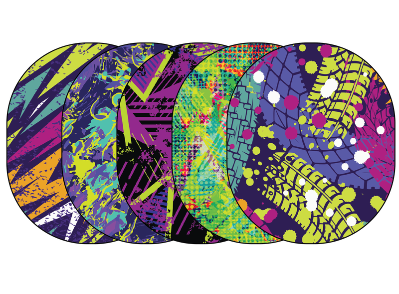 Glucomart Universal CGM Adhesive Patches for Dexcom G6, Dexcom G7, Stelo, Guardian &amp; Libre Sensors Abstract (5-Pack)