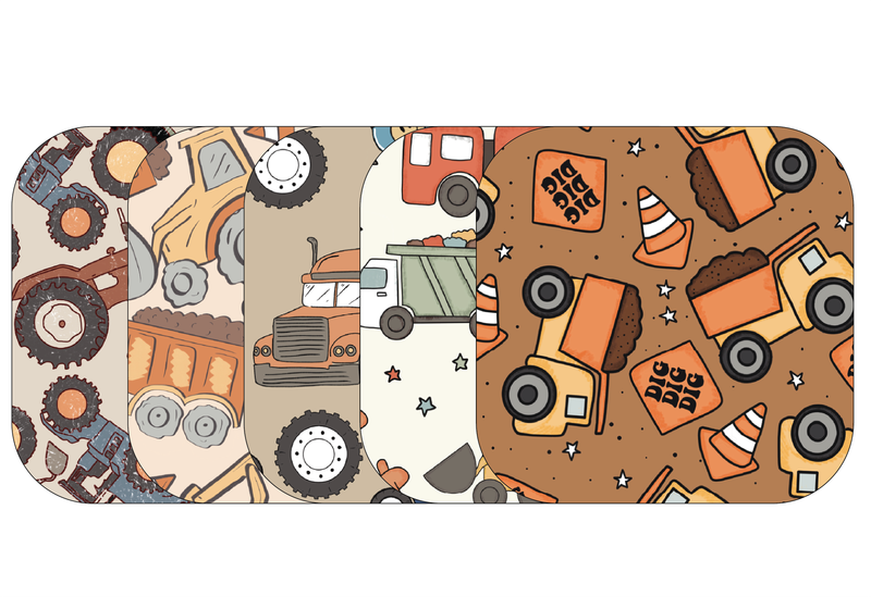 Glucomart Adhesive Patch for Libre, Dexcom G7, and Stelo | Vehicles 5-Pack (No Glue in the Center)