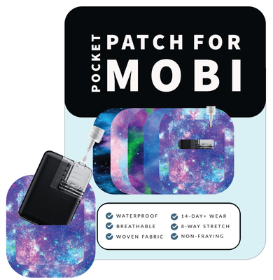Adhesive Pocket for Mobi Insulin Pump (5-Pack) Galaxy