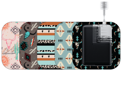 Glucomart Grip Sleeve for Mobi Durable Lightweight Patches for Mobi Insulin Pump (5-Pack) Punchy Western