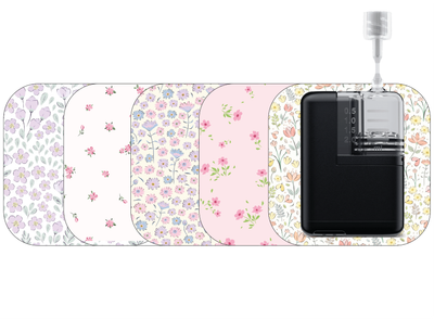 Glucomart Grip Sleeve for Mobi Durable Lightweight Patches for Mobi Insulin Pump (5-Pack) Spring Floral