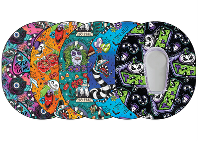 Glucomart Dexcom G6 Adhesive Patches 5-Pack - Spooky
