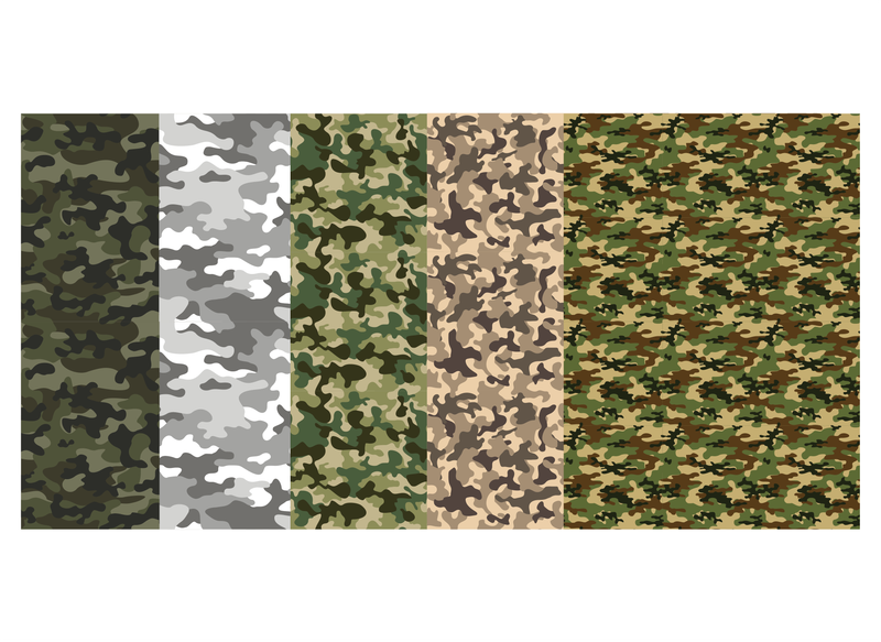 Tube Tape for Nasogastric or Oxygen Tubes | Camo 5-Pack Medical Tape (4" x 3" Sheets)