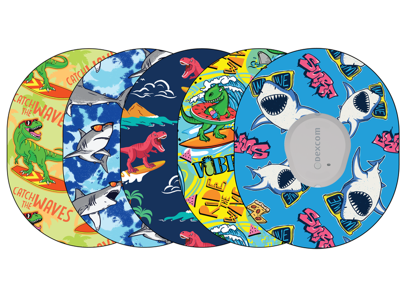 Glucomart Dexcom G7 Adhesive Patches (5-Pack) Surf