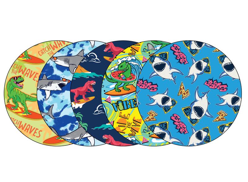 Glucomart Adhesive Patch for Libre, Lingo, Dexcom G7 &amp; Dexcom Stelo - Surf CGM OverPatches 5-Pack