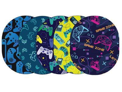 Glucomart Universal CGM Adhesive Patches for Dexcom G6, Dexcom G7, Stelo, Guardian &amp; Libre Sensors Gamer (5-Pack)