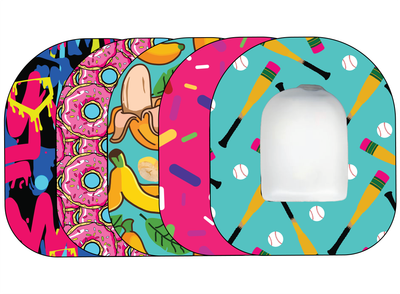 Glucomart Omnipod Adhesive Patches (5-Pack) Baseball