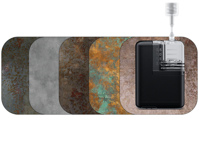 Glucomart Grip Sleeve for Mobi Durable Lightweight Patches for Mobi Insulin Pump (5-Pack) Grunge