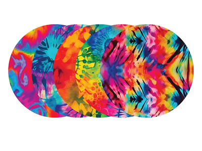 Glucomart Premium Dexcom G7 OverPatches Tie Dye Dexcom Patch 5-Pack