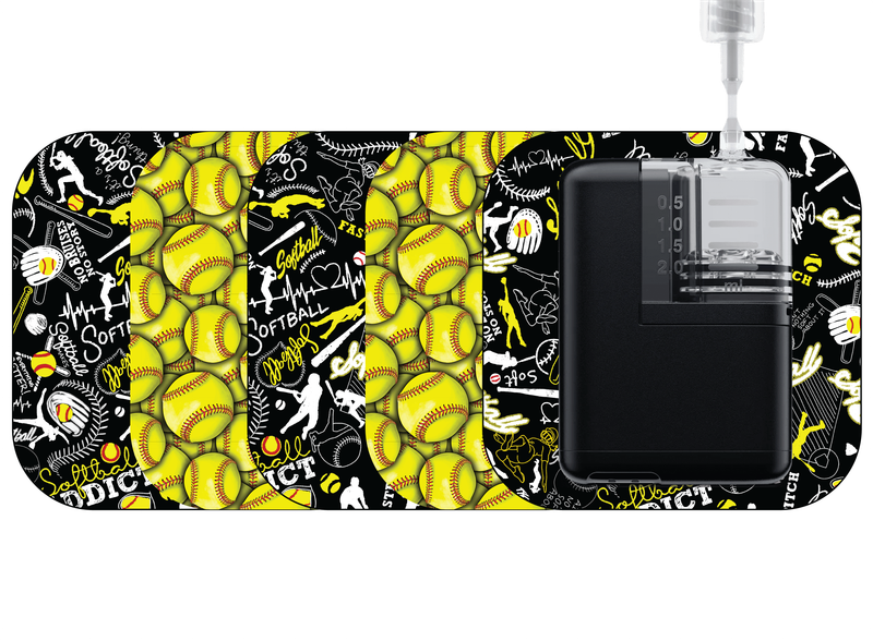 Glucomart Grip Sleeve for Mobi - Stick &amp; Go - Durable Lightweight Option for Mobi Insulin Pump Skin Placement - 5-Pack Mobi Patches - Softball