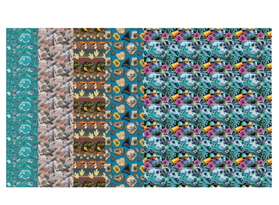 Tube Tape for Nasogastric or Oxygen Tubes | Prehistoric 5-Pack Medical Tape (4" x 3" Sheets)