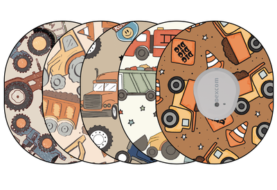 Glucomart Dexcom G7 Adhesive Patches 5-Pack | Vehicles