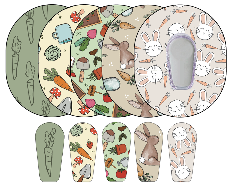 Glucomart Dexcom G6 Adhesive Patches (5-Pack) Easter Boho RETIRING