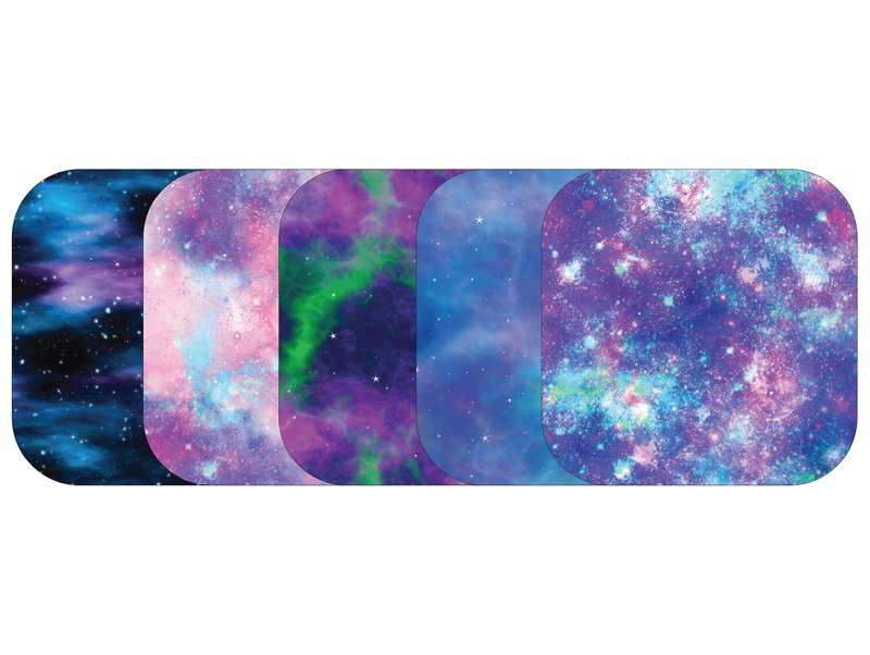 Glucomart Adhesive Patch for Libre, Dexcom G7, and Stelo - Galaxy 5-Pack (No Glue in the Center)