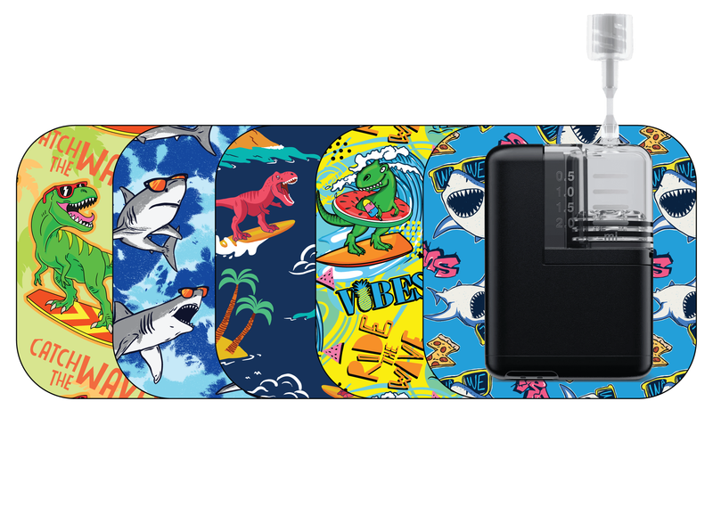 Glucomart Grip Sleeve for Mobi Durable Lightweight Patches for Mobi Insulin Pump (5-Pack) Surf