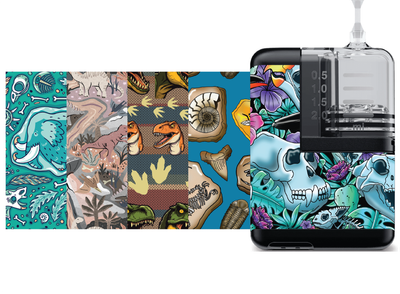 Mobi Insulin Pump Decals (5-Pack) | Prehistoric