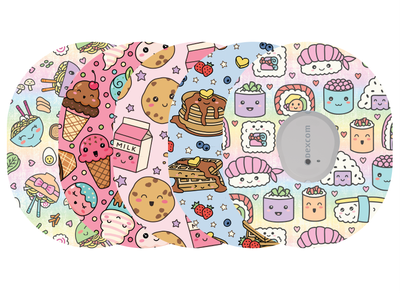 Glucomart Dexcom G7 Adhesive Patches (5-Pack) Kawaii Foods