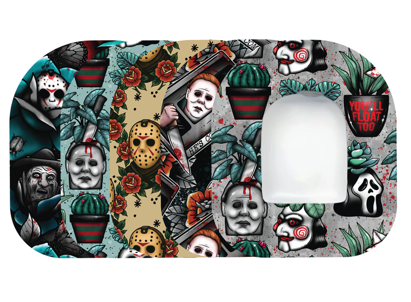 Glucomart Omnipod Adhesive Patches – Hypoallergenic, Waterproof &amp; Fray-Proof for Omnipod 5 and DASH (Pack of 5) - Fear Florals - RETIRING