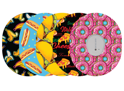 Glucomart Dexcom G7 Adhesive Patches (5-Pack) Baseball Foods