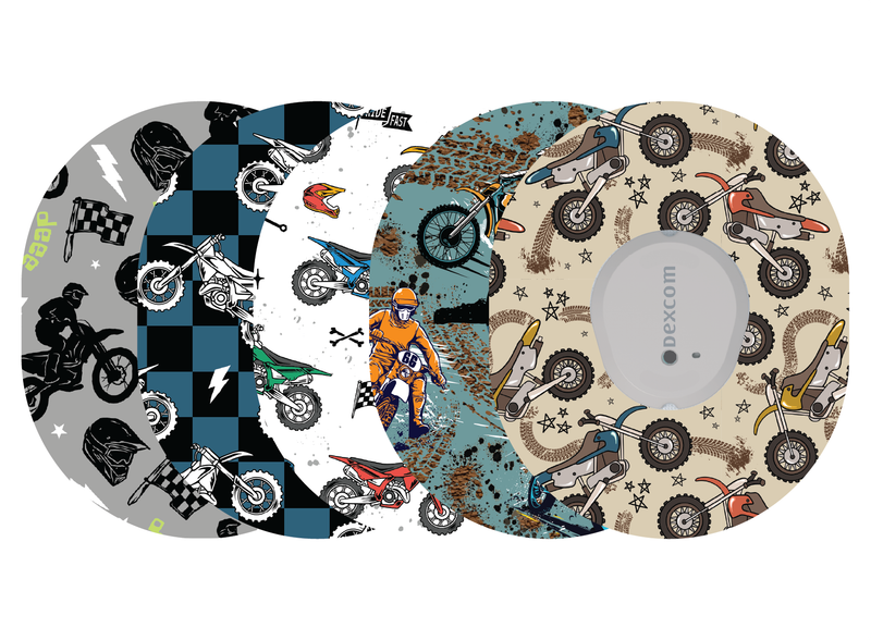 Glucomart Dexcom G7 Adhesive Patches (5-Pack) Dirt Bikes