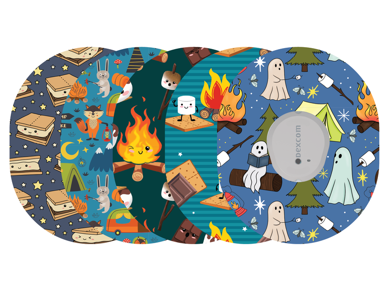 Glucomart Dexcom G7 Adhesive Patches (5-Pack) Campfire
