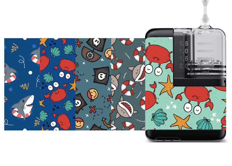 Sticker Decals for Mobi Insulin Pump | Sea Creatures 5-Pack