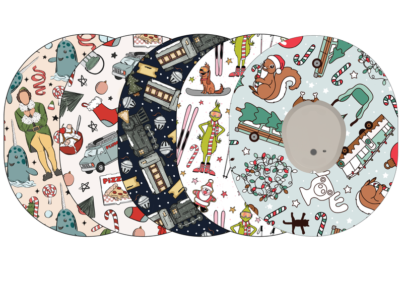 Glucomart Dexcom G7 Patches 5-Pack Christmas Movies