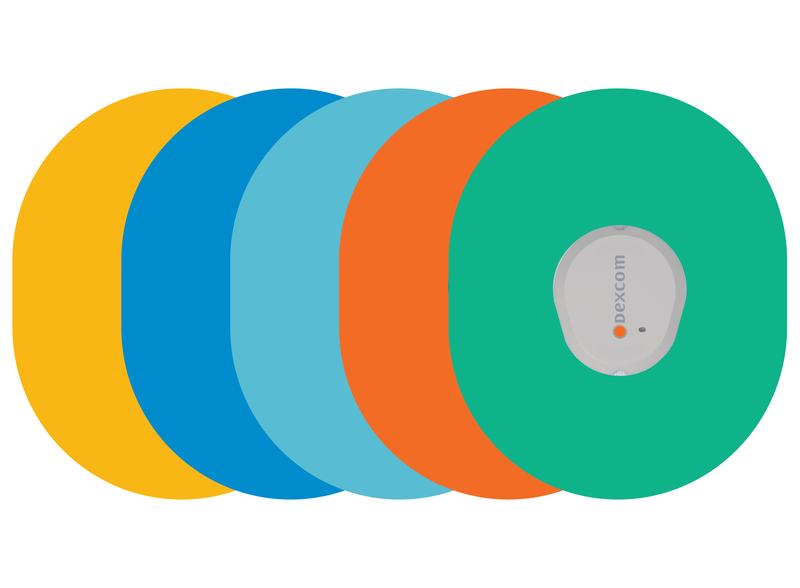 Glucomart Dexcom G7 Adhesive Patches (5-Pack) Solids