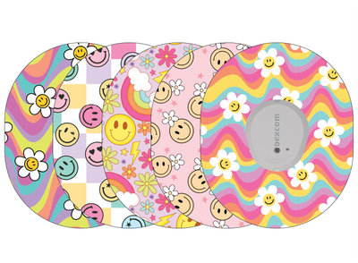 Glucomart Dexcom G7 Adhesive Patches (5-Pack) Smile