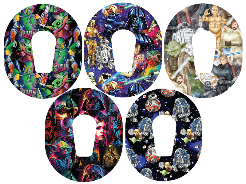 Glucomart Premium Dexcom G6 Patches Space Wars Dexcom Patch 5-Pack - RETIRING