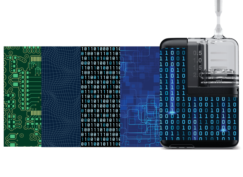 Mobi Insulin Pump Decals (5-Pack) Cyber