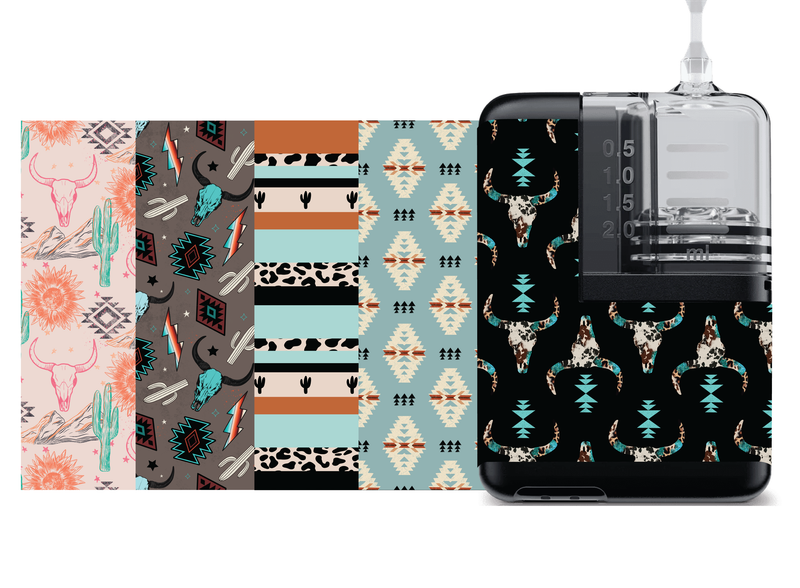 Mobi Insulin Pump Decals (5-Pack) Punchy Western