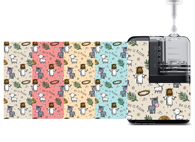 Mobi Insulin Pump Decals (5-Pack) Risen Easter