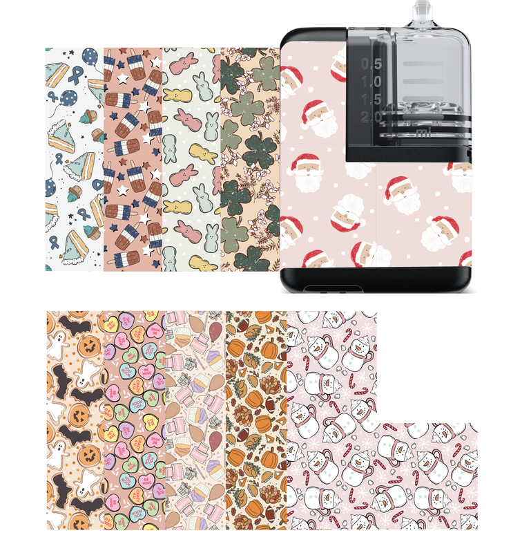 Sticker Decals for Mobi Insulin Pump | Holiday 10-Pack