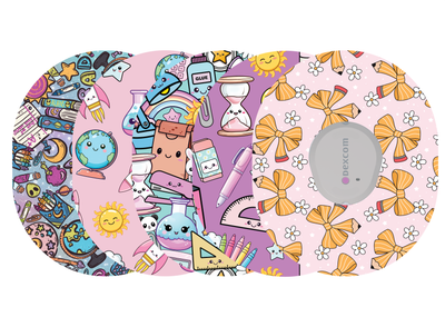 Glucomart Dexcom G7 Adhesive Patches (5-Pack) Kawaii Classroom School