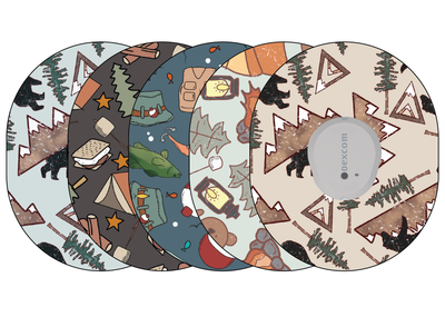 Glucomart Dexcom G7 Adhesive Patches (5-Pack) | Camping