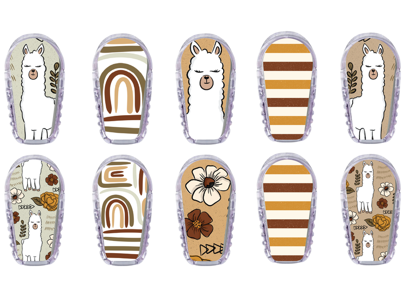 Glucomart Dexcom G6 Transmitter Stickers Llama