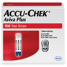 Accu-Chek Aviva PLUS Test Strips (100 count)