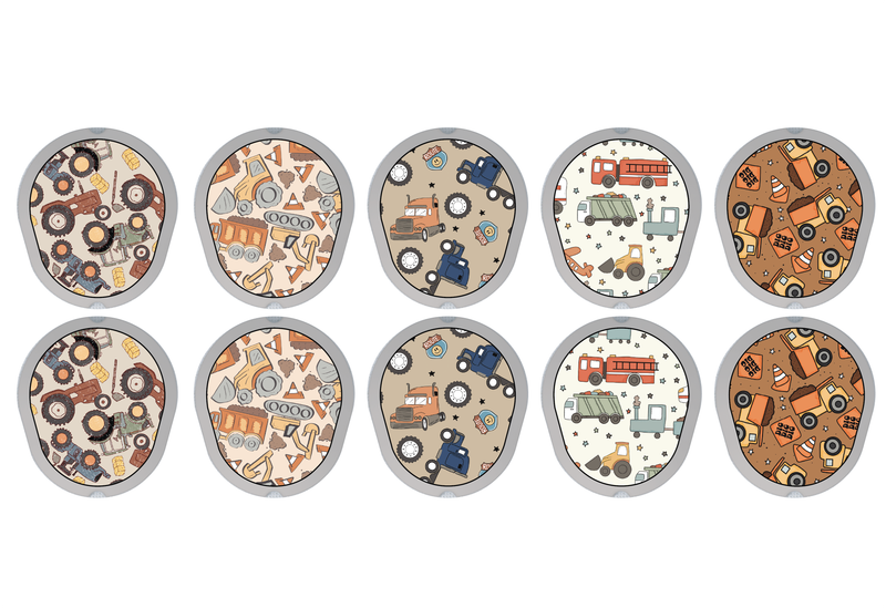 Dexcom G7 Transmitter Stickers (10-Count) | Vehicles