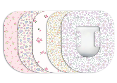 Glucomart Omnipod Adhesive Patches (5-Pack) Spring Floral