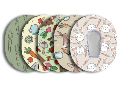 Glucomart Dexcom G6 Adhesive Patches (5-Pack) Easter Boho