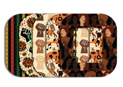 Glucomart Tandem Mobi Sleeve Overpatch (5 Count) - Black History Month / Juneteenth