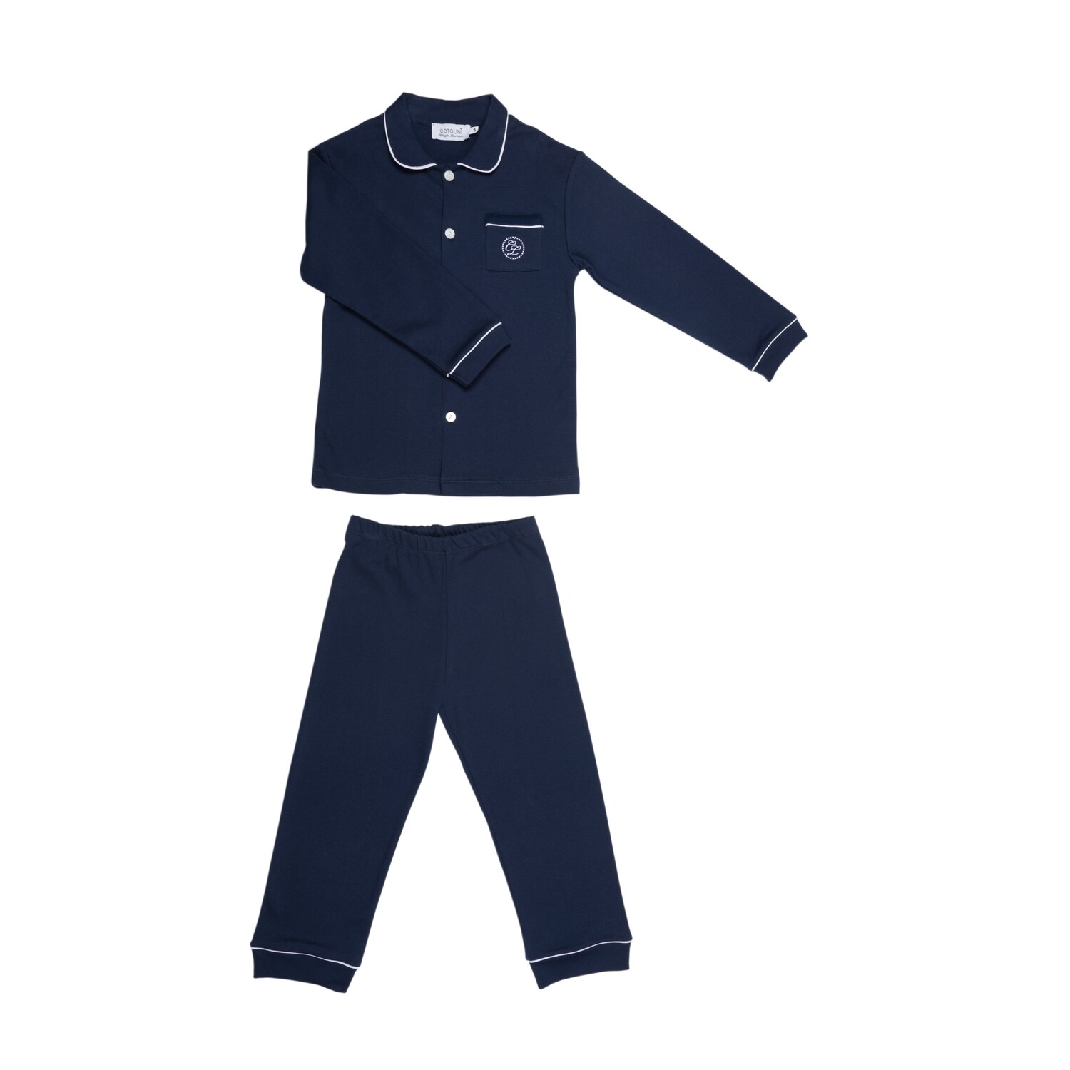 Charlie long W marine + wit