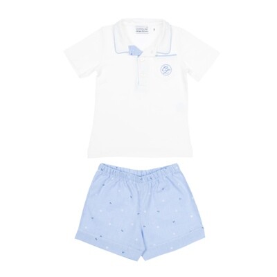 Maxime short ciel ancres
