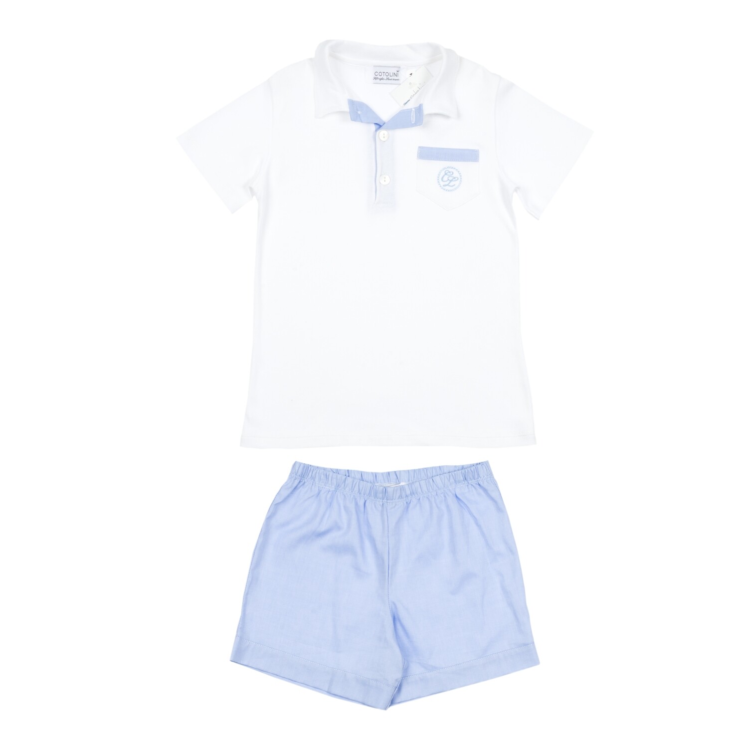 Maxime short ciel uni